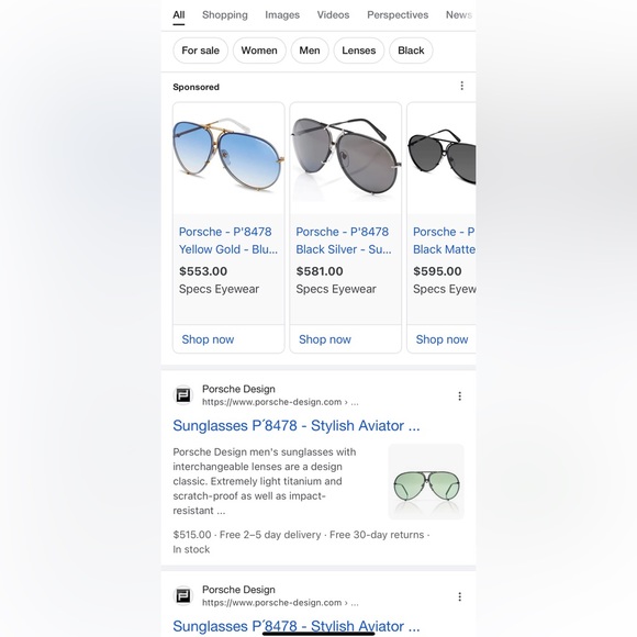 Porsche Design Sunglasses with interchangeable Lenses ‼️ - Picture 8 of 15
